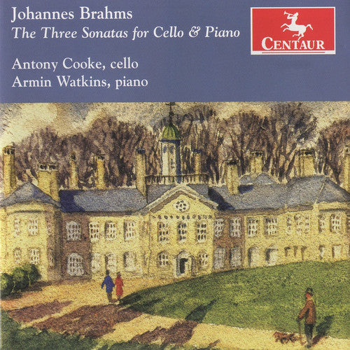 the album cover for Antony Cooke - Three Sonatas for Cello & Piano