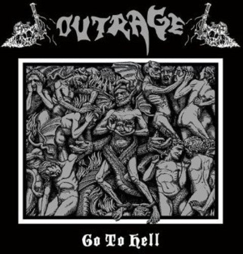 the album cover for Outrage - Go to Hell