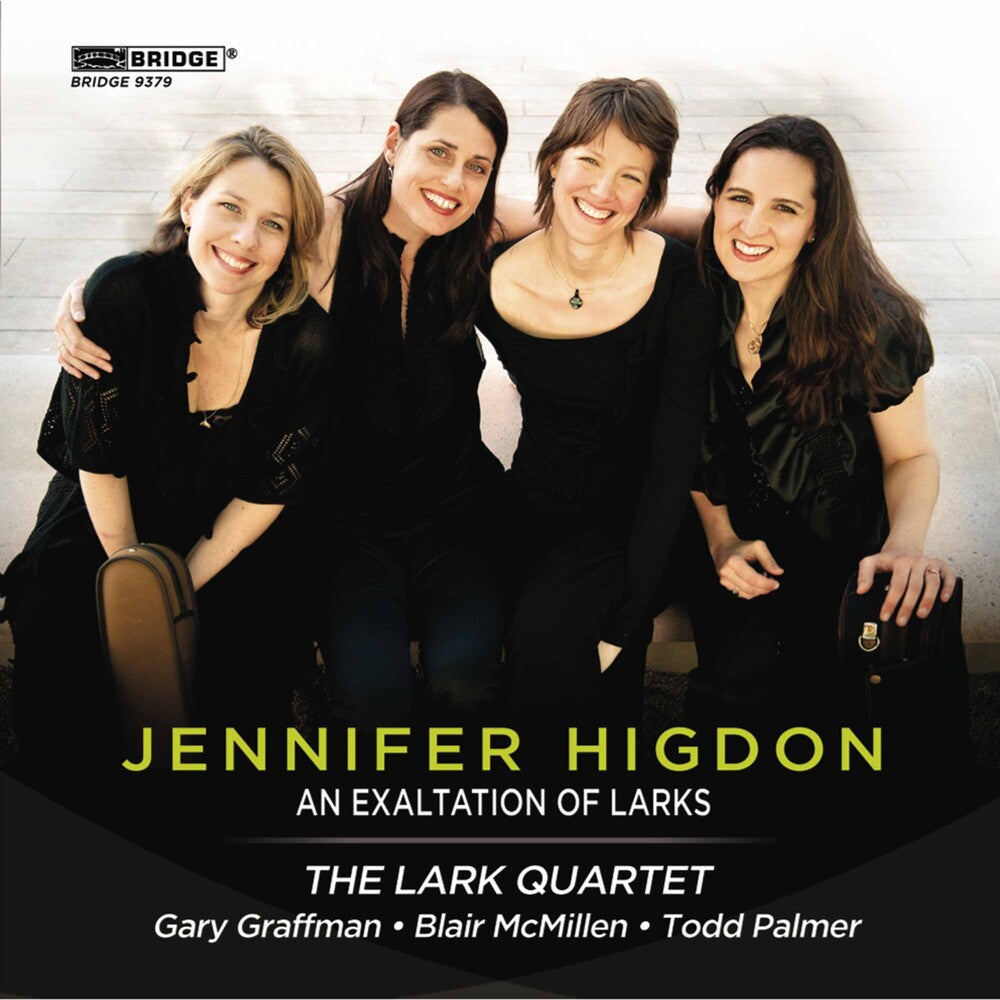 the album cover for The Lark Quartet - Jennifer Higdon: An Exaltation of Larks