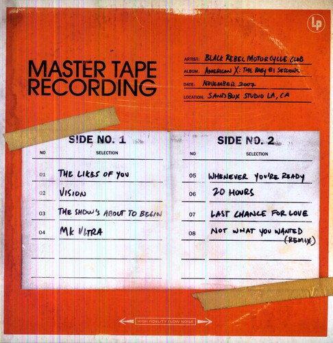 Black Rebel Motorcycle Club - American X: Baby 81 Sessions Vinyl Record