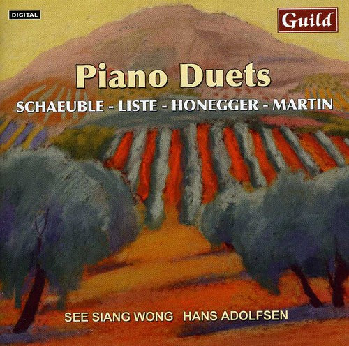 List / Honegger / Schaeuble / Wong / Adolfsen - Piano Duets By List Honegger Schaeuble - Music CD