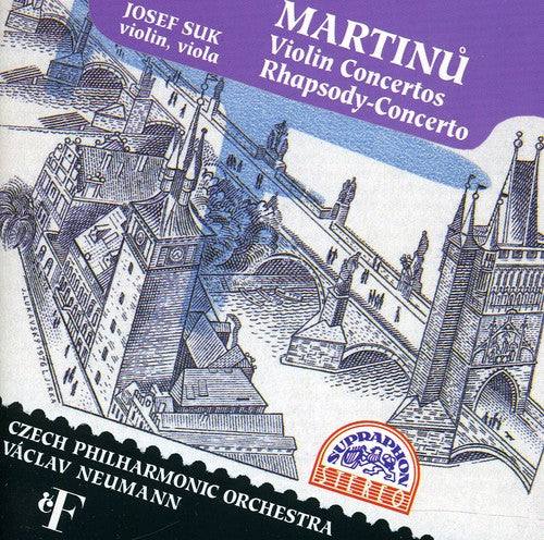 Martinu / Neumann / Czech Philharmonic - Vln Cto #1 / Vln Cto #2 / Rhapsody Cto For Vla - Music CD