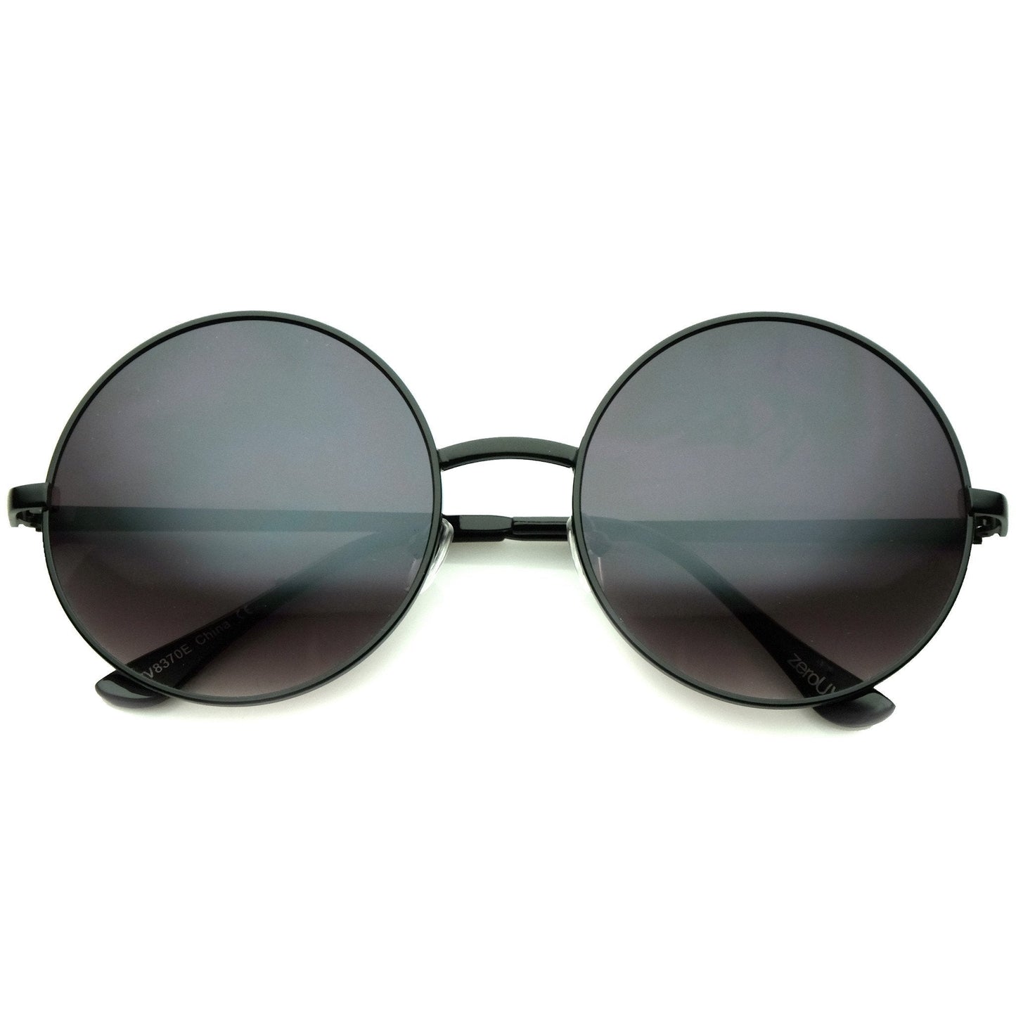 Oversize Vintage Inspired Metal Round Circle Sunglasses 8370