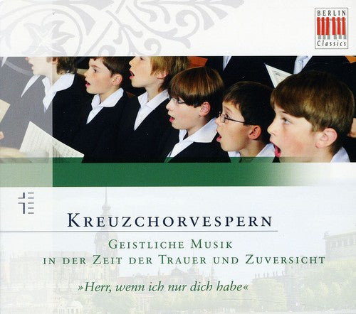 Hassler / Dresdner Kreuzchor / Kreile - Vespers For The End Of The Church Year - Music CD