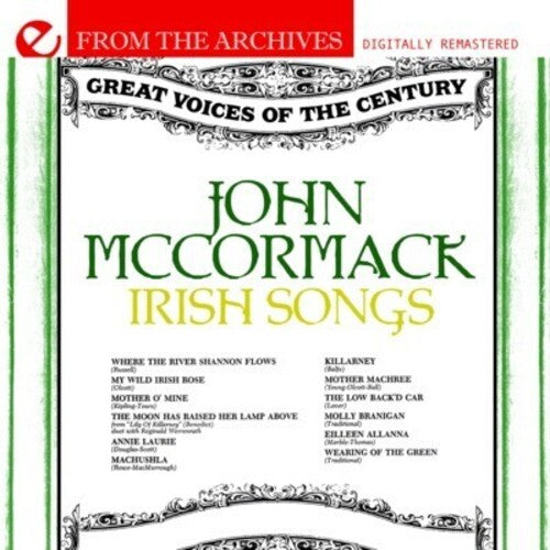 Mccormack,john - Irish Songs: From The Archives - Music CD