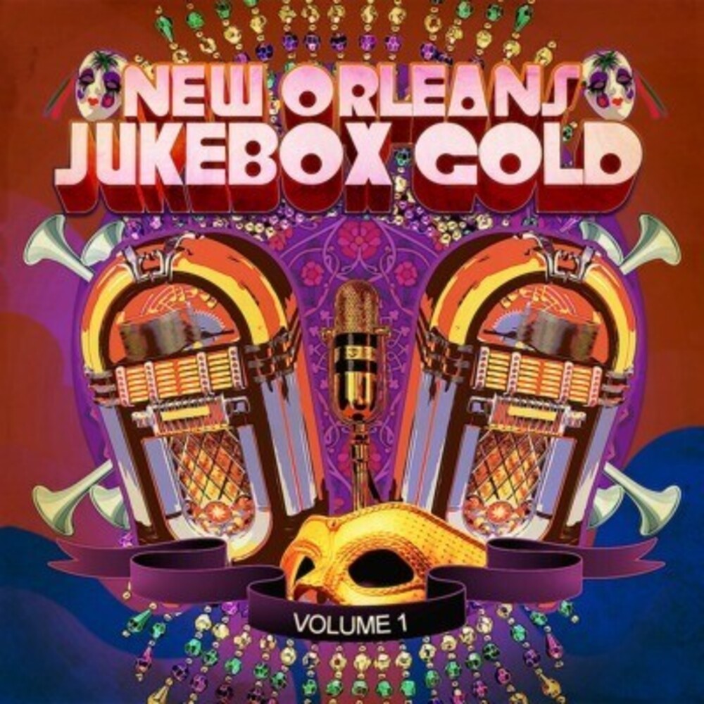 the album cover for Various Artists - New Orleans Jukebox Gold 1 / Various