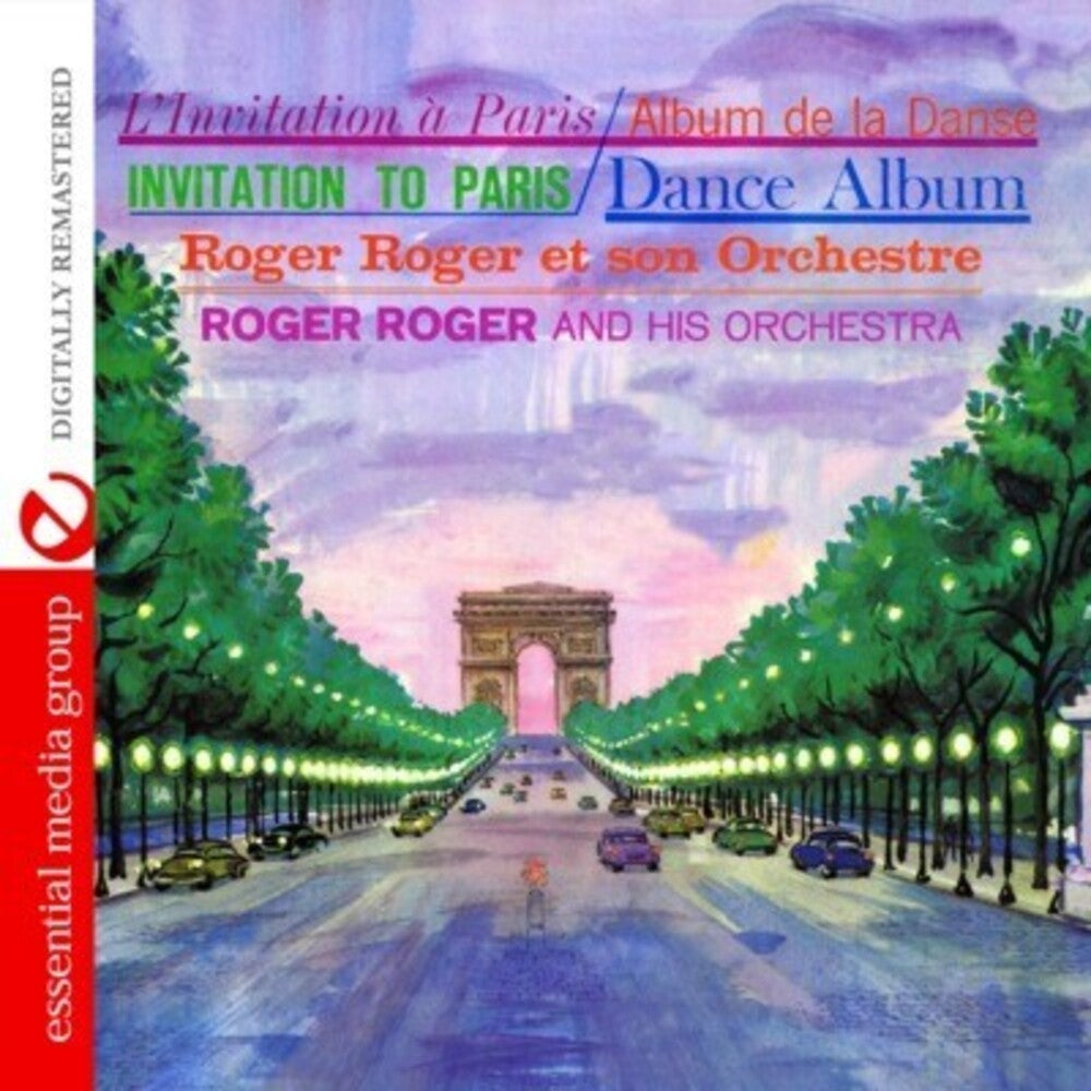 the album cover for Roger Roger - Invitation To Paris (Mod)