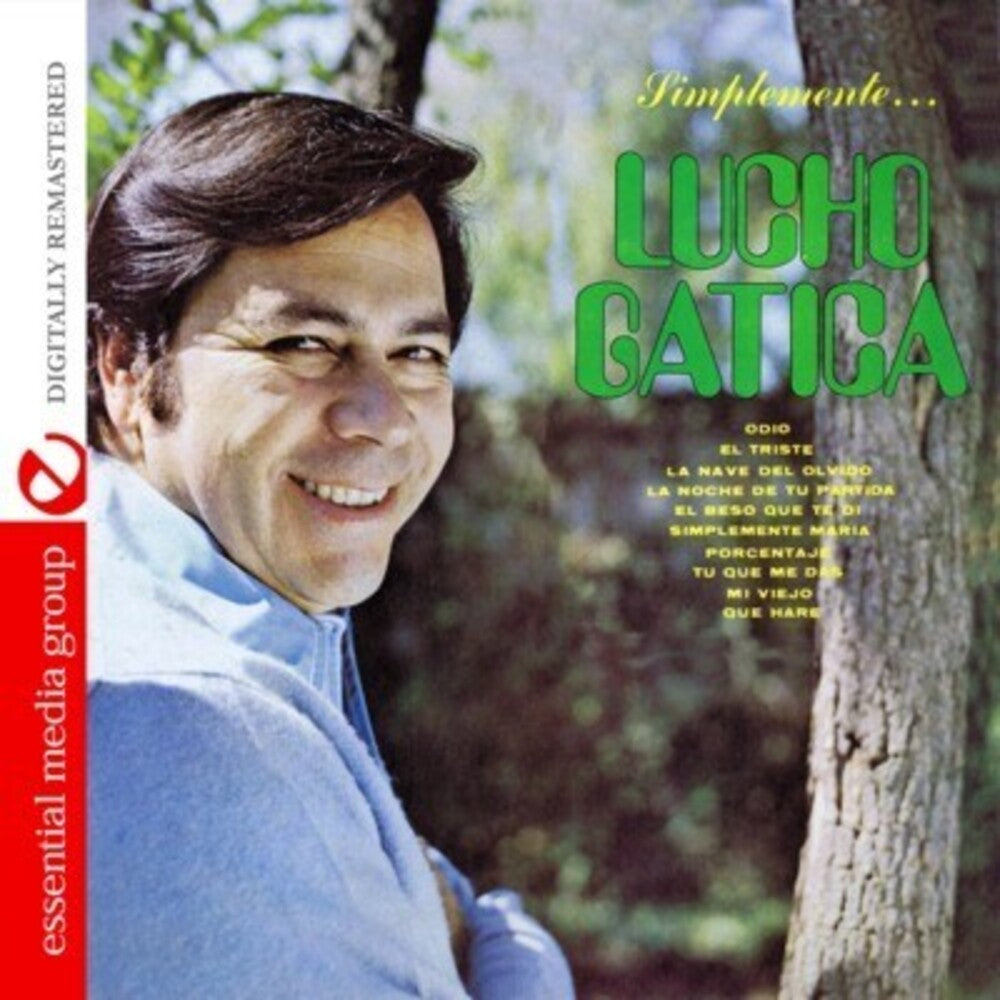 the album cover for Lucho Gatica - Simplemente Lucho Gatica