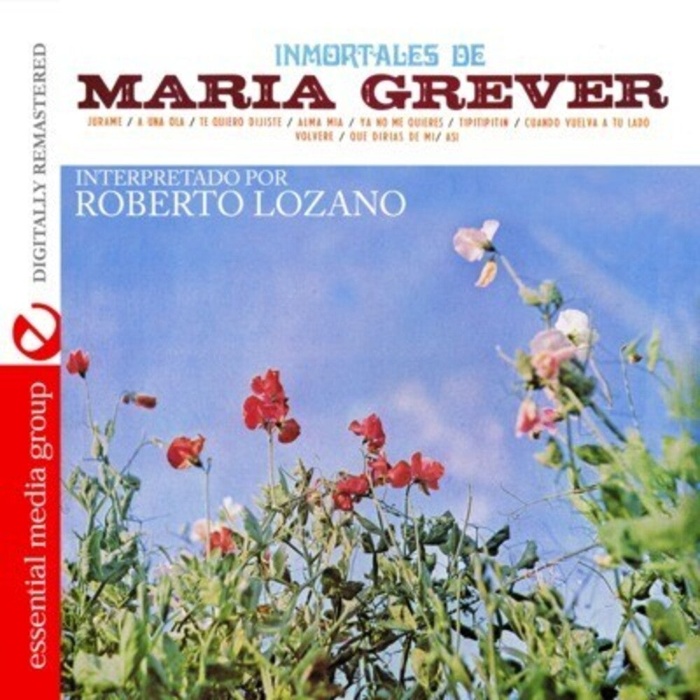 the album cover for Roberto Lozano - Immortales de Maria Grever