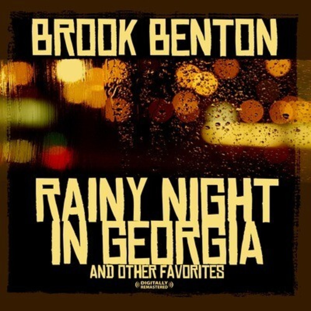 the album cover for Brook Benton - Rainy Night in Georgia & Other Favorites