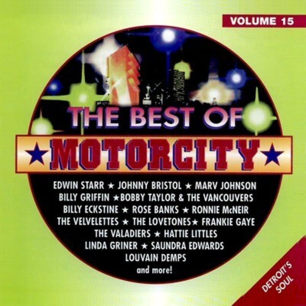 the album cover for Best Of Motorcity - Best of Motorcity Vol. 15 / Various