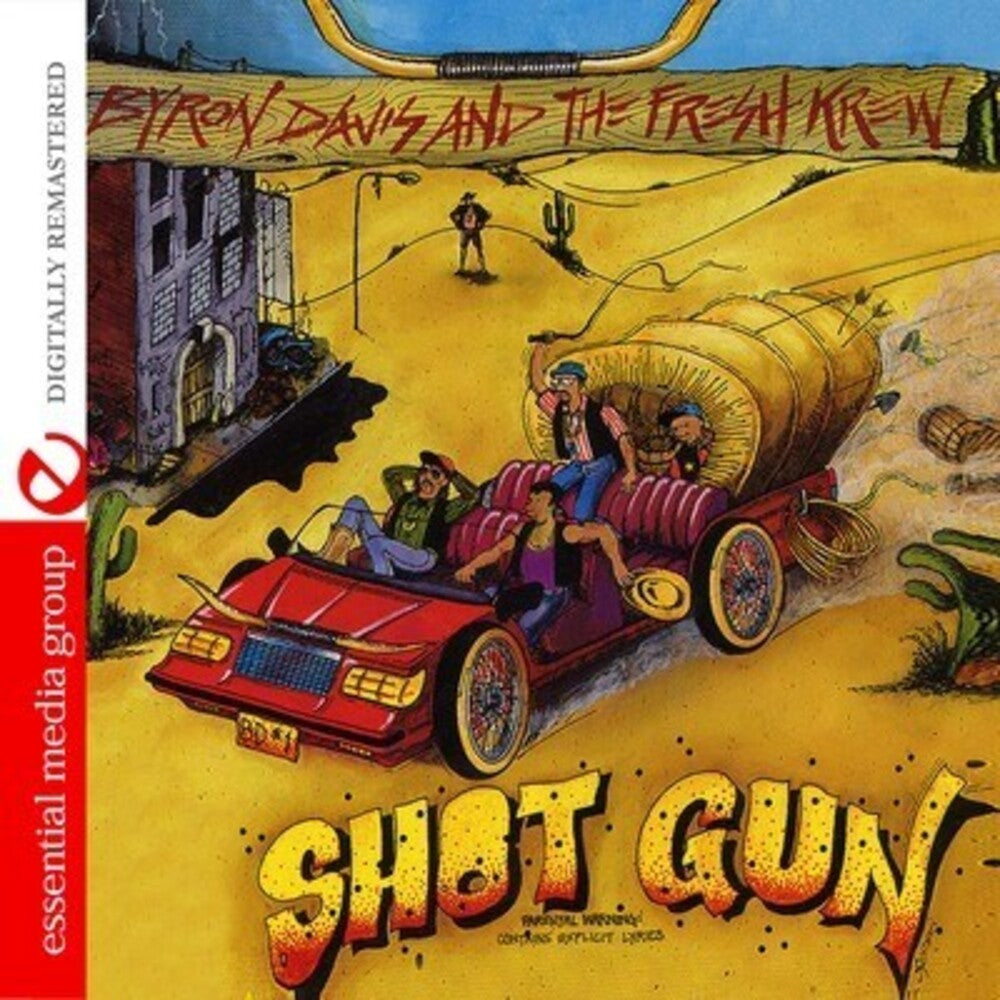 the album cover for Byron Davis & The Fresh Krew - Shotgun