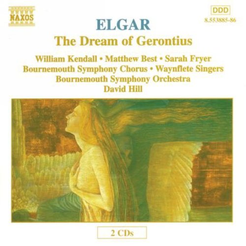 the album cover for David Hill - Dream of Gerontius