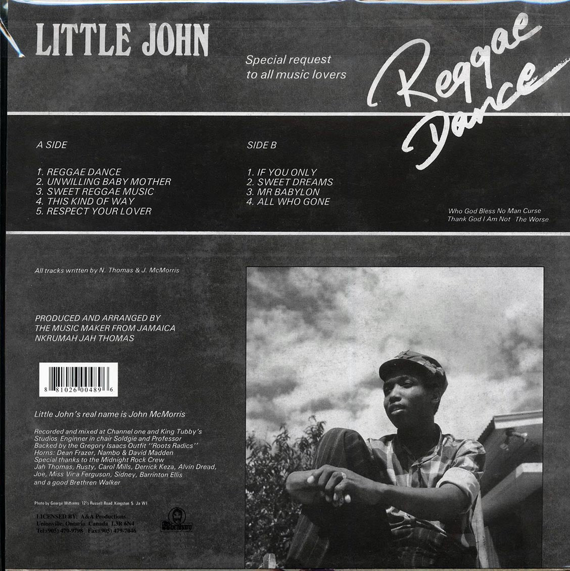 Little John - Reggae Dance: Special Request To All Music Lovers Vinyl Record