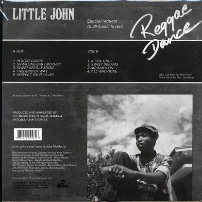 Little John - Reggae Dance: Special Request To All Music Lovers Vinyl Record