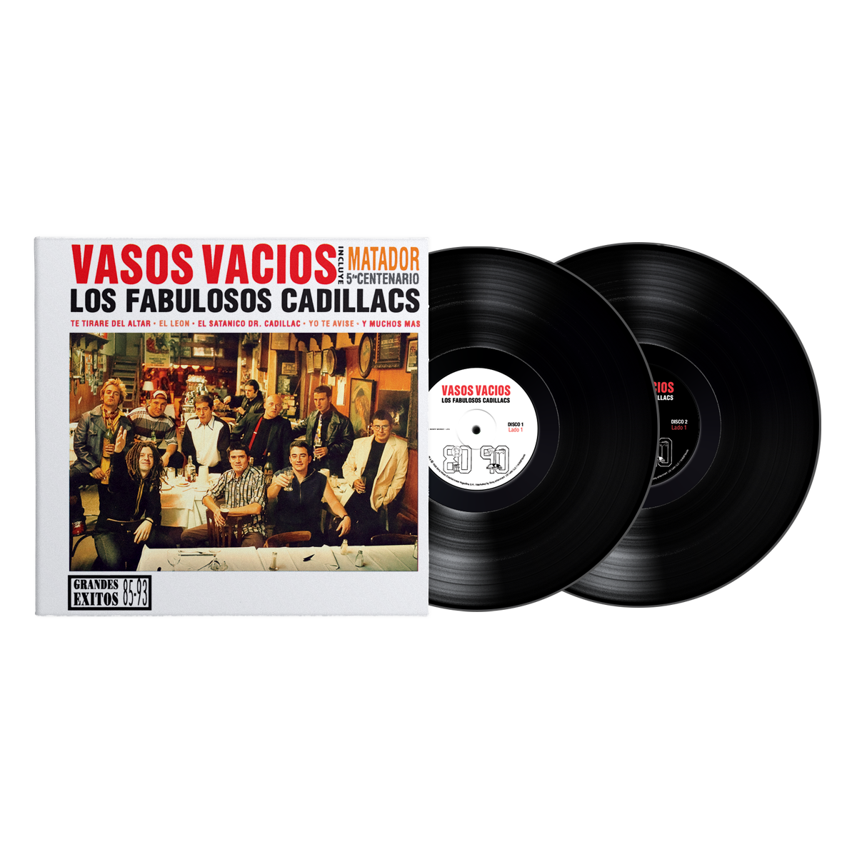 Los Fabulosos Cadillacs - Vasos Vacios 2 LP Vinyl Record