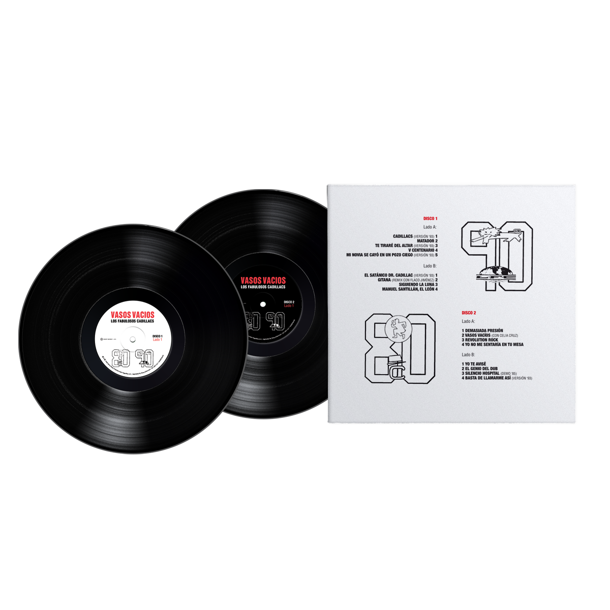 Los Fabulosos Cadillacs - Vasos Vacios 2 LP Vinyl Record