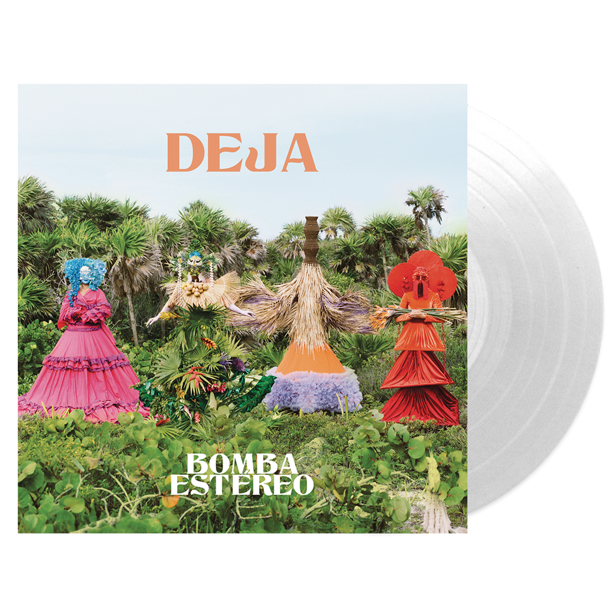 Bomba Estéreo - Deja Transparent Vinyl Record 2 LP