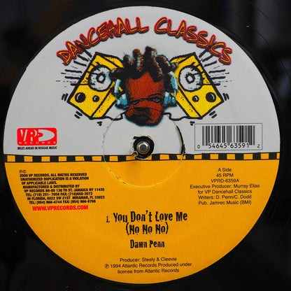Dawn Penn - You Don't Love Me (No No No)  /  No No No Version (rhythm: "Dawn Penn - You Don't Love Me / AKA No No No") 12" Vinyl Record