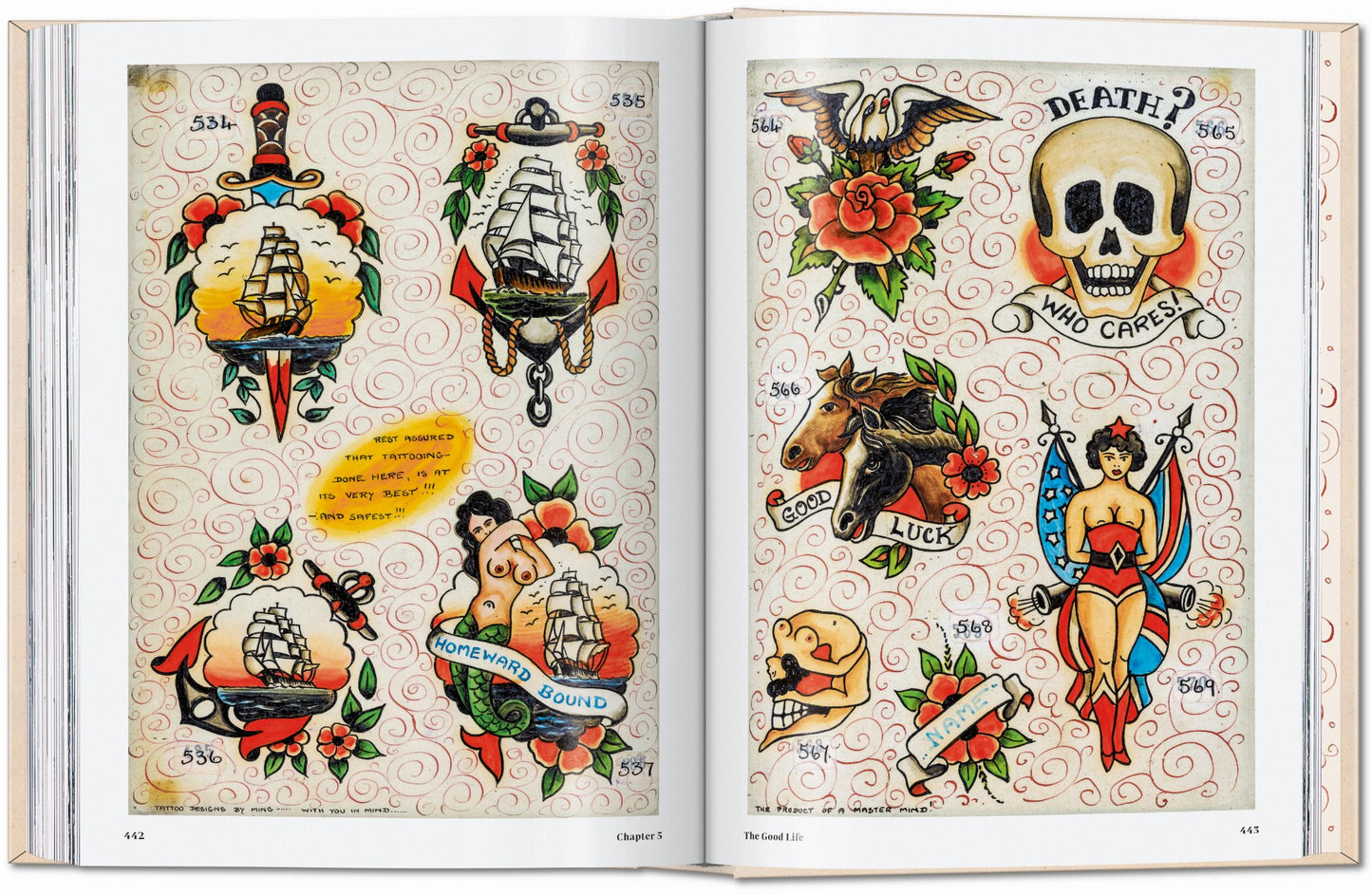 TATTOO. 1730s-1970s. Henk Schiffmacher’s Private Collection. 45th Ed. (German, French, English) Book