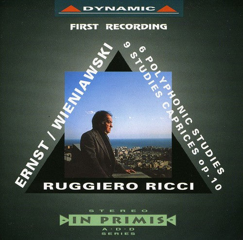 the album cover for RUGGIERO RICCI - Six Polyphonic Studies