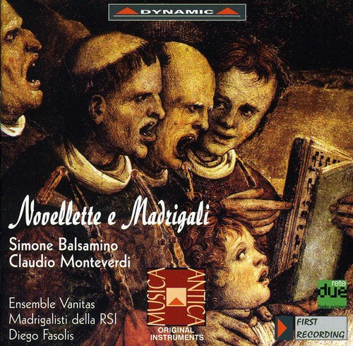 the album cover for Madrigalisti della Radio Svizzera - Novellette E Madrigali