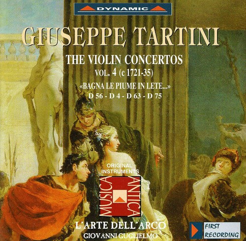 Tartini / Guglielmo / L'arte Dell'arco - Violin Concertos 4 - Music CD