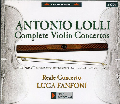 Lolli,antonio / Fanfoni,luca / Concerto,reale - Complete Violin Concertos - Music CD