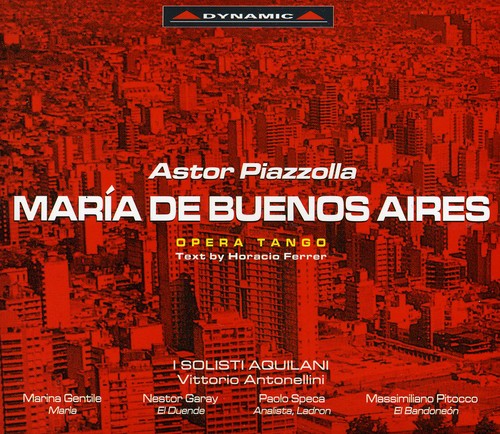 the album cover for I Solisti Aquilani - Maria de Buenos Aires