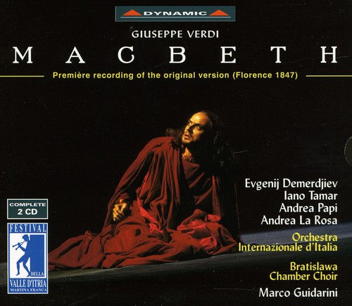 the album cover for Evgenij Demerdjiev - MacBeth (1st Recording of 1847 Florence Version)