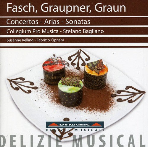 the album cover for Fasch / Bagliano - Concertos: Arias Sonatas