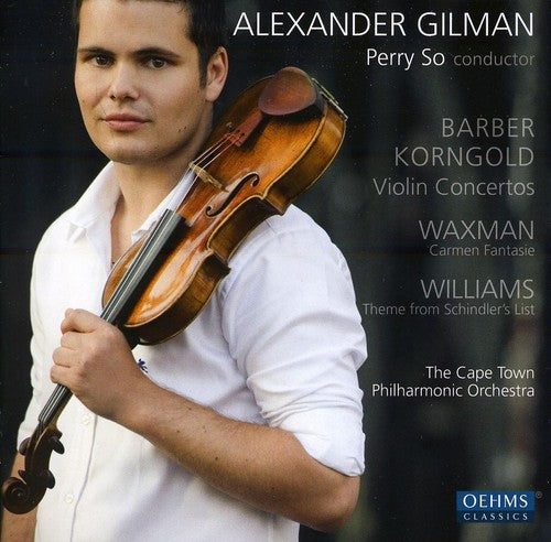 Barber / Korngold / Capetown Orch / Gilman - Violin Concertos / Carmen Fantasie - Music CD