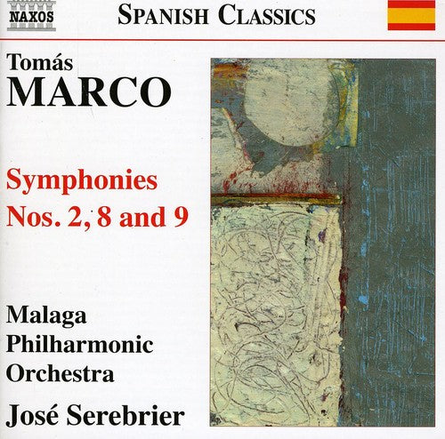 the album cover for José Serebrier - Symphonies 2 & 8 & 9