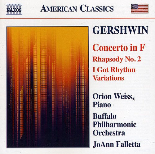 the album cover for Joann Falletta - Concerto in F & Rhapsody No. 2 / I Got Rhythm