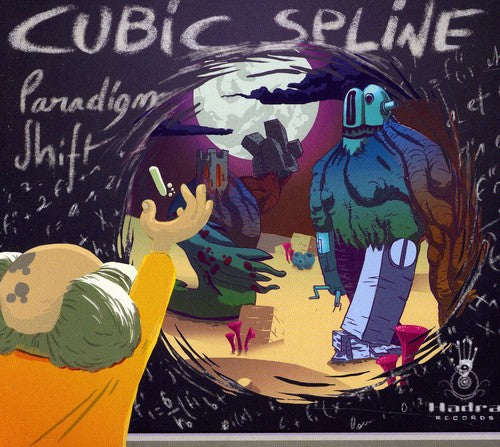 the album cover for Cubic Spline - Paradigm Shift [Import]