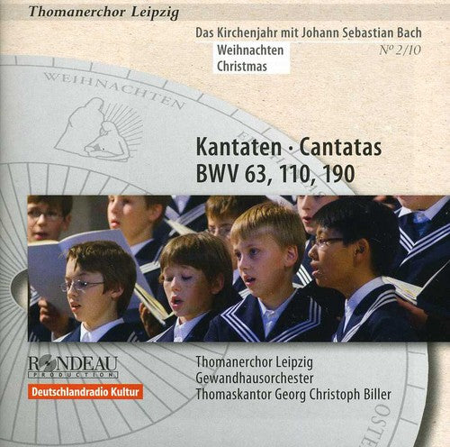 Bach / Thomanerchor Leipzig / Weichert - Cantatas For Christmas: Liturgical Year 2 - Music CD