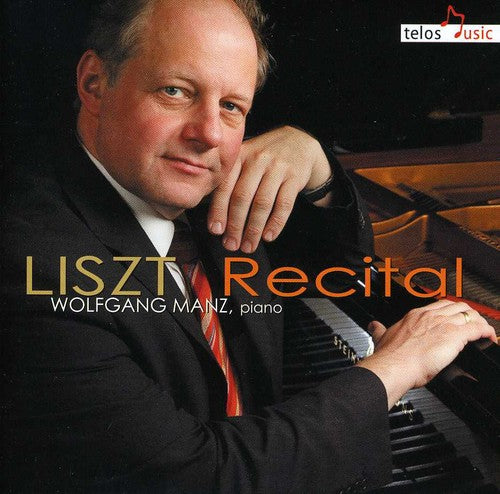 the album cover for Wolfgang Manz - Liszt Recital