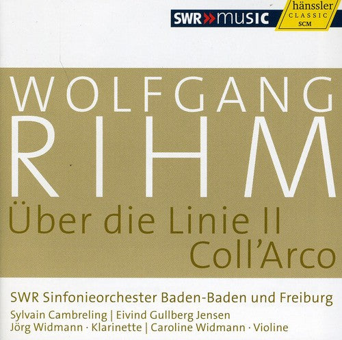 the album cover for Carolin Widmann - Wolfgang Rihm 6