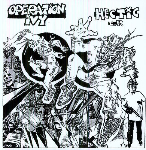 the album cover for Operation Ivy - Hectic