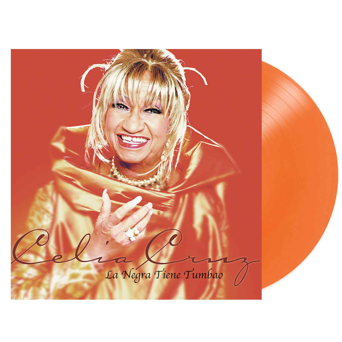 Celia Cruz - La Negra Tiene Tumbao Vinyl Record 1 LP (Orange)