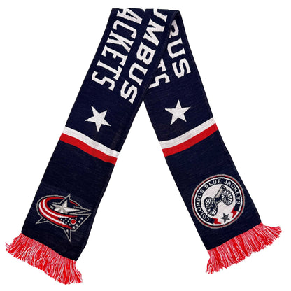 COLUMBUS BLUE JACKETS SCARF - Home Jersey (HD Knit)