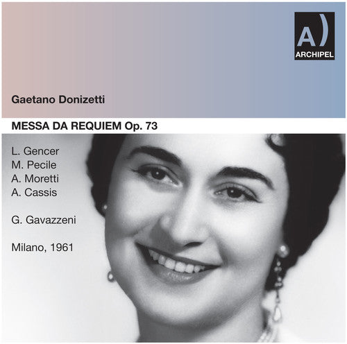 the album cover for Donizetti / Gencer - Messa Da Requiem: Gencer
