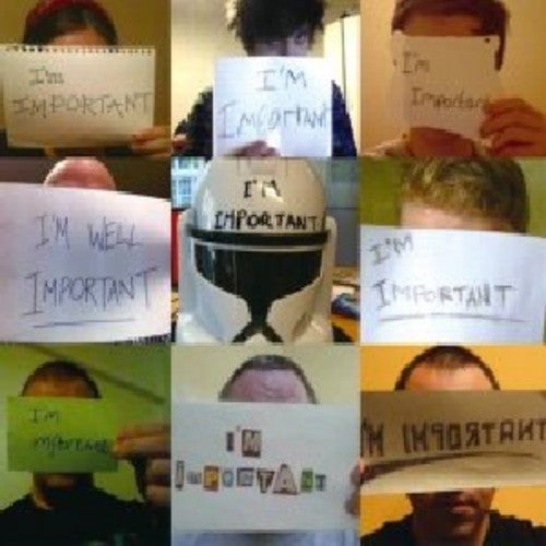 the album cover for Eaststrikewest - We're Important and We Keep The City Running. We're Important, We're