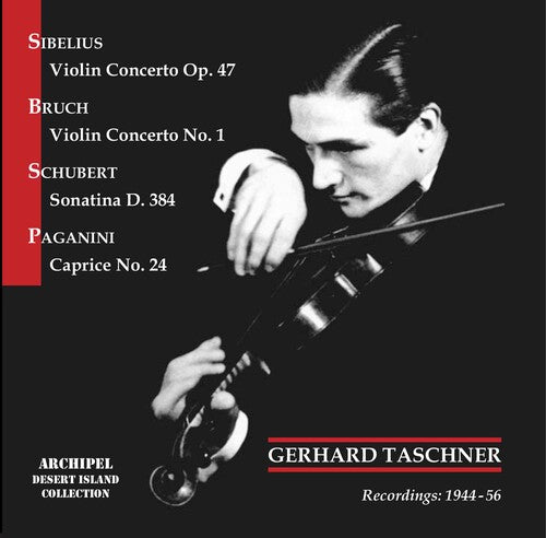 Sibelius / Bruch / Schubert / Taschner - Violin Concerto - Music CD