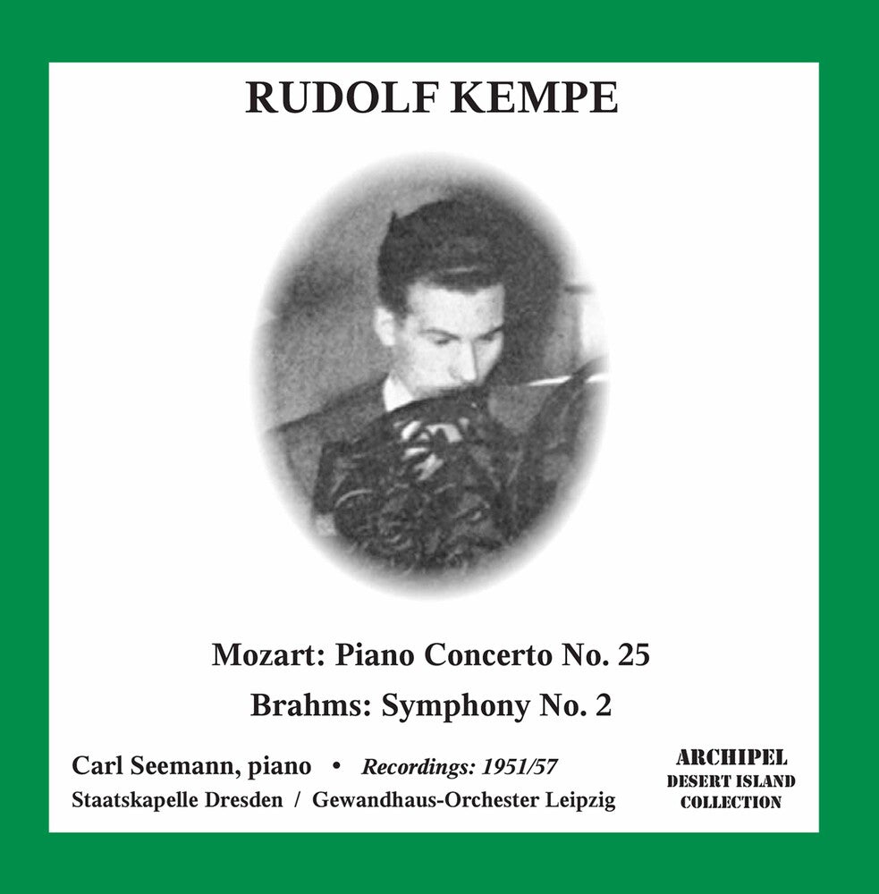 the album cover for Mozart / / Gewandhau Orchestre Lepzig / Kempe - Concerto 25 / Symphony 2