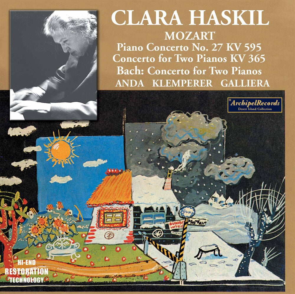the album cover for Mozart / Bach / Haskil / Anda / Pao / Klemperer - Concerto for Piano