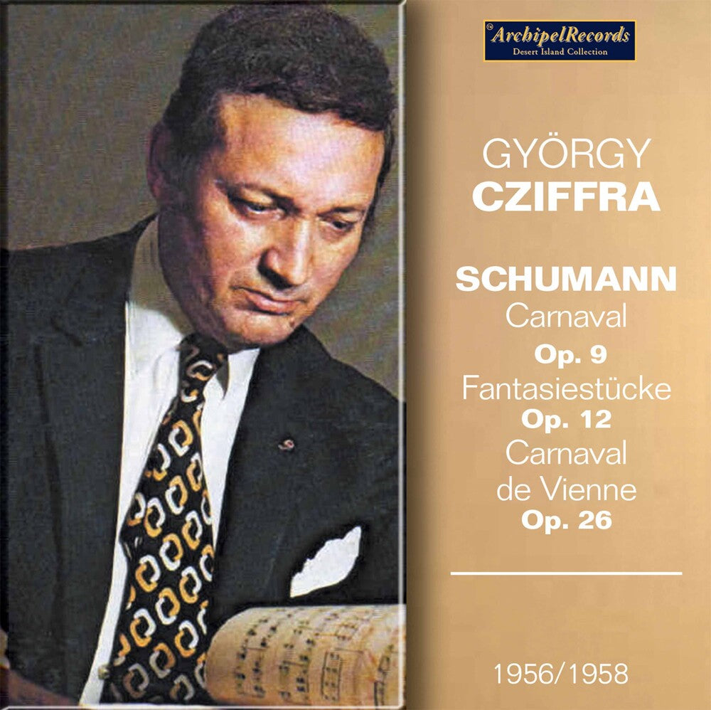 the album cover for GyÃ¶rgy Cziffra - Gyorgy Cziffra Plays Schumann