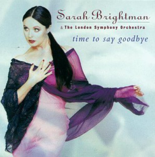 the album cover for Sarah Brightman - Time to Say Goodbye