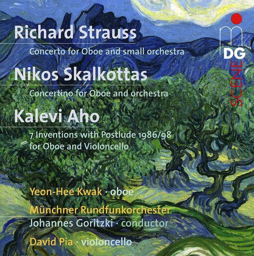 the album cover for Kwak / Munich Radio Orchestra / Guritzki - Concertos & Solos for Oboe 2: Works By Strauss
