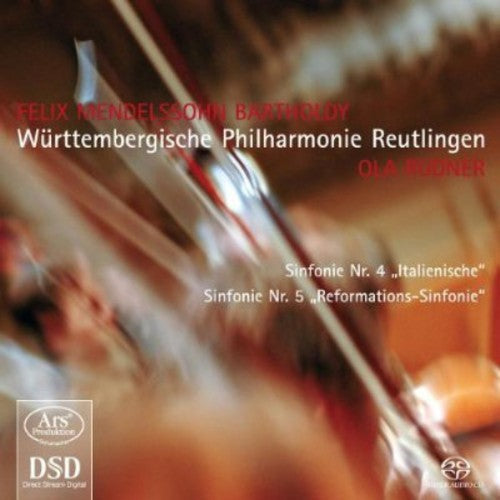 the album cover for Ola Rudner - Symphonies 4 5